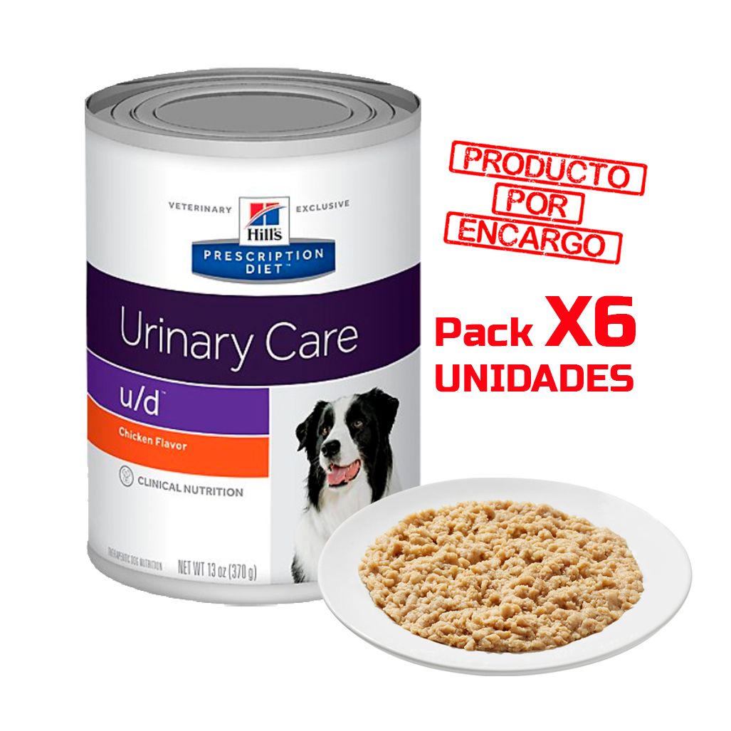 Hills Prescription Canine U/D Lata (A PEDIDO)* 370 Gr x 6 Unidades Hills Prescription Canine U/D Lata (A PEDIDO)* 370 Gr x 6 Unidades