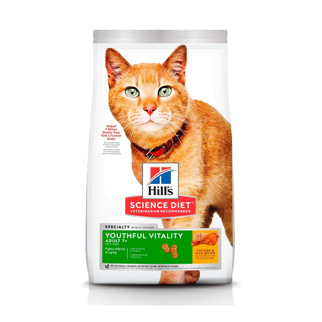Hills Youthful Vitality Adult 7+ for Cats 1.36 K Hills Youthful Vitality Adult 7+ for Cats 1.36 K