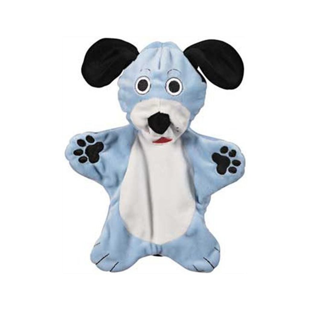 JW Crackle Heads Plush Dougie Dog Medium JW Crackle Heads Plush Dougie Dog Medium