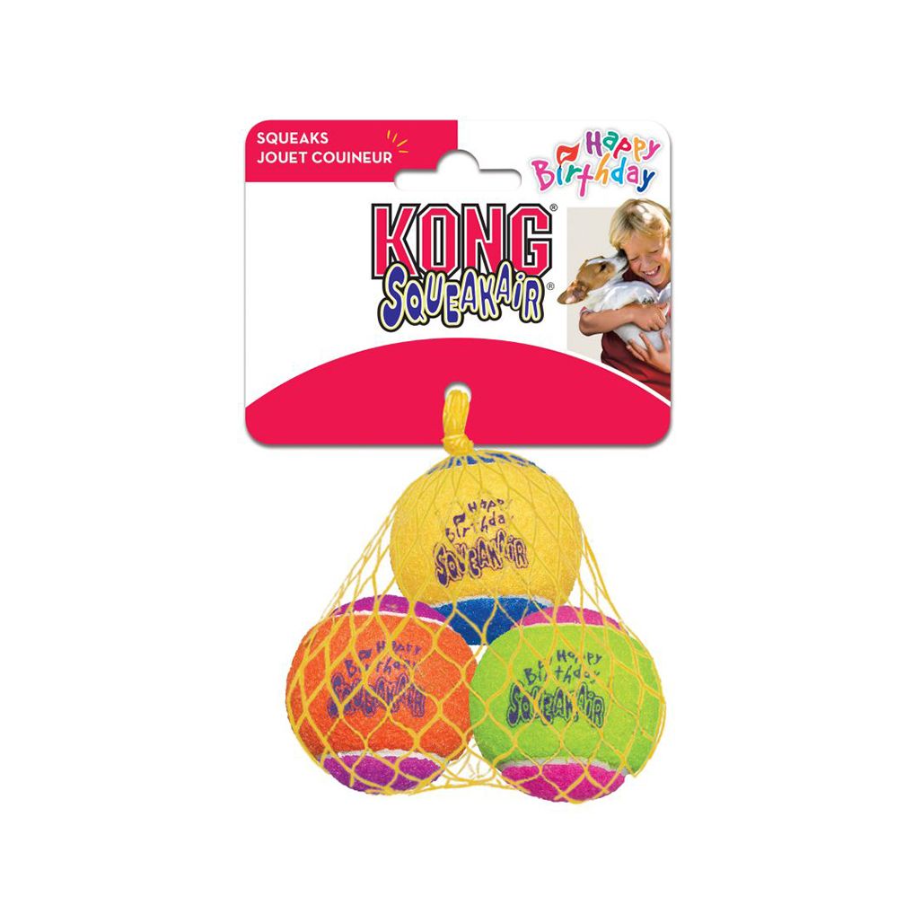 Kong Birthday Balls 3 PK Kong Birthday Balls 3 PK