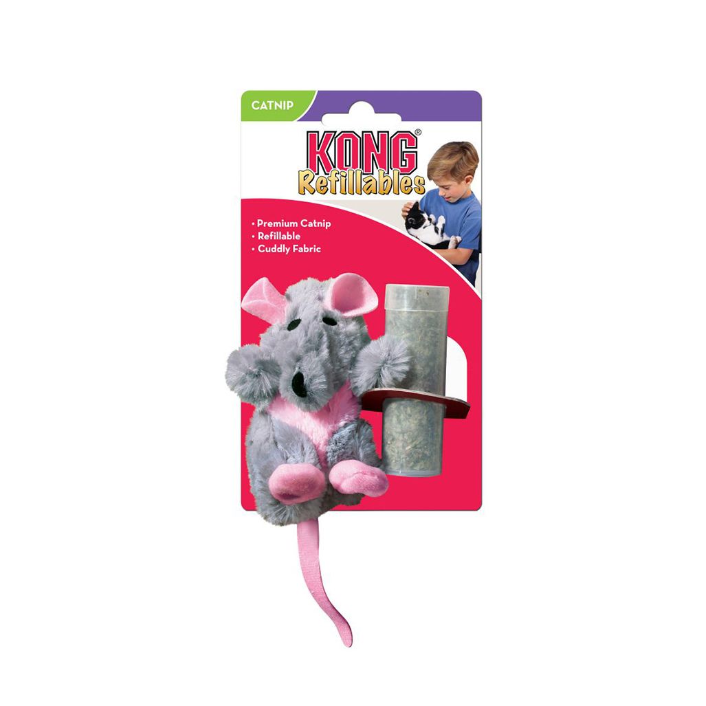 Kong Cat Refillables Rat With Cat Nip Kong Cat Refillables Rat With Cat Nip