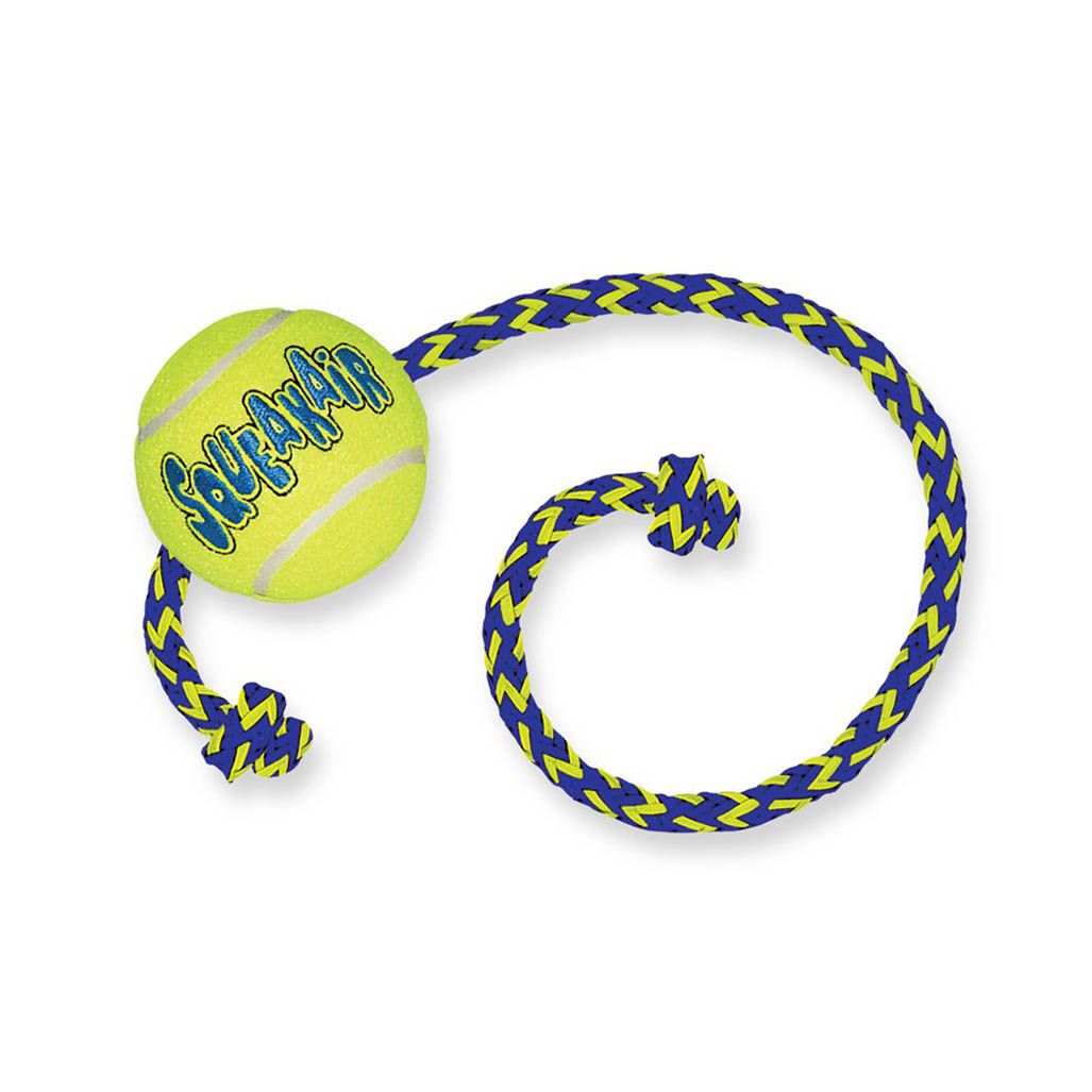 Kong Squeak Ball Air With Rope 1 PK Kong Squeak Ball Air With Rope 1 PK
