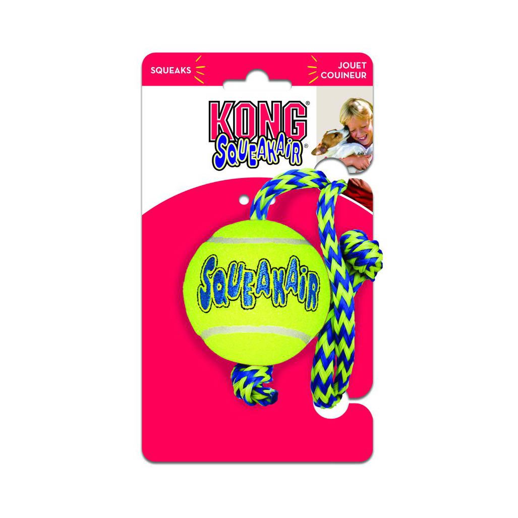 Kong Squeak Ball Air With Rope 1 PK Kong Squeak Ball Air With Rope 1 PK
