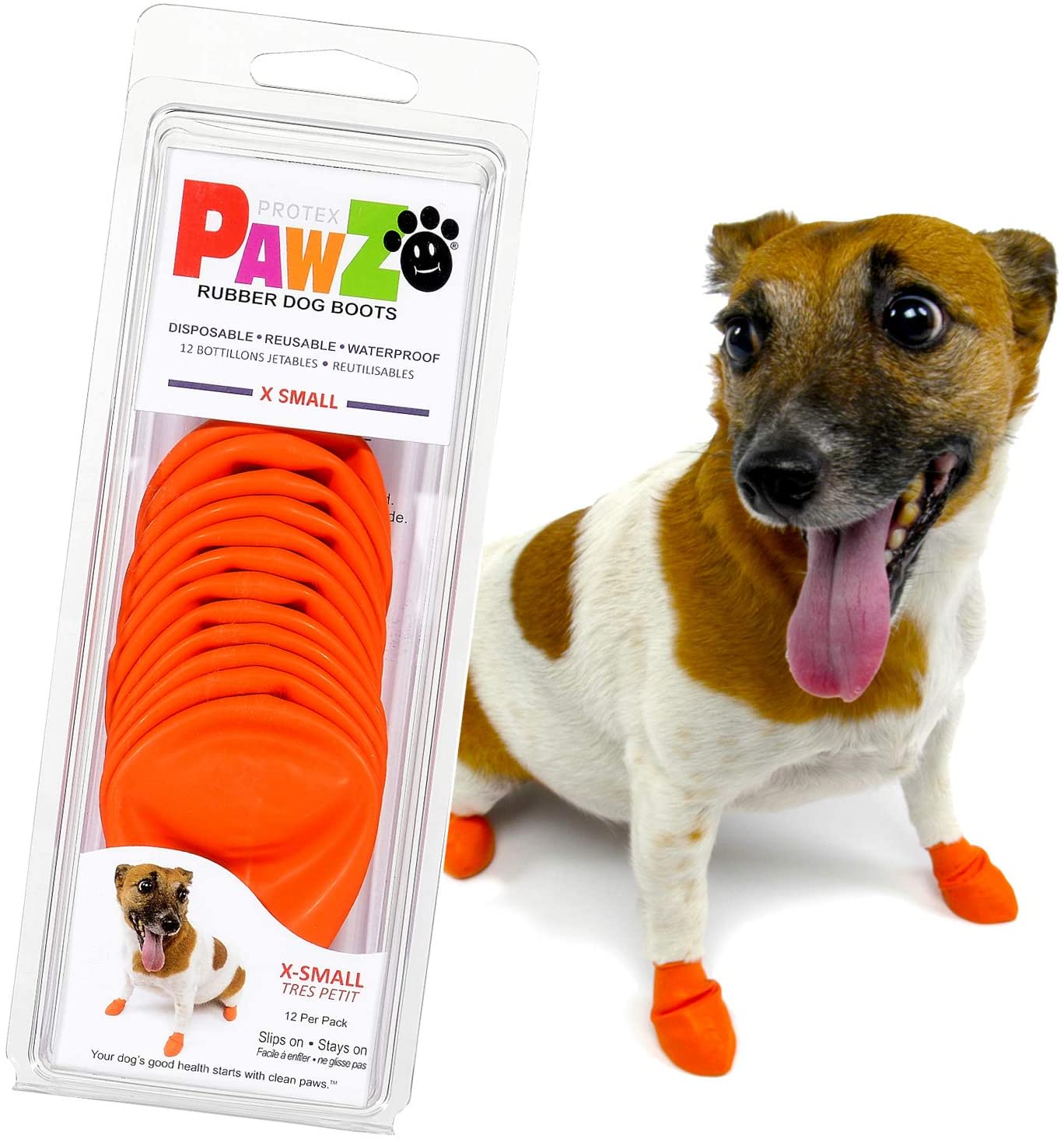 PawZ Botas Naranja XS PawZ Botas Naranja XS