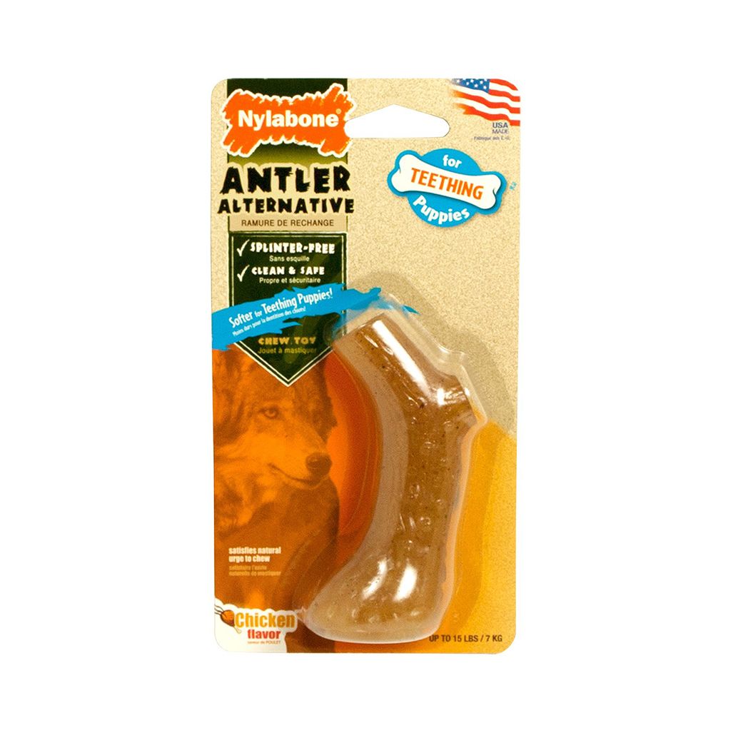 Nylabone Animal Part Alternative Puppy Antler Nylabone Animal Part Alternative Puppy Antler