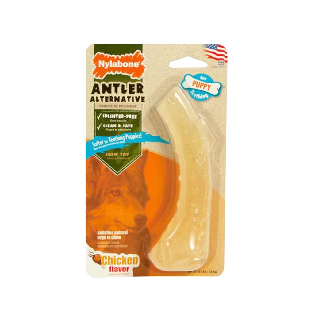 Nylabone Animal Part Alternative Puppy Antler Nylabone Animal Part Alternative Puppy Antler