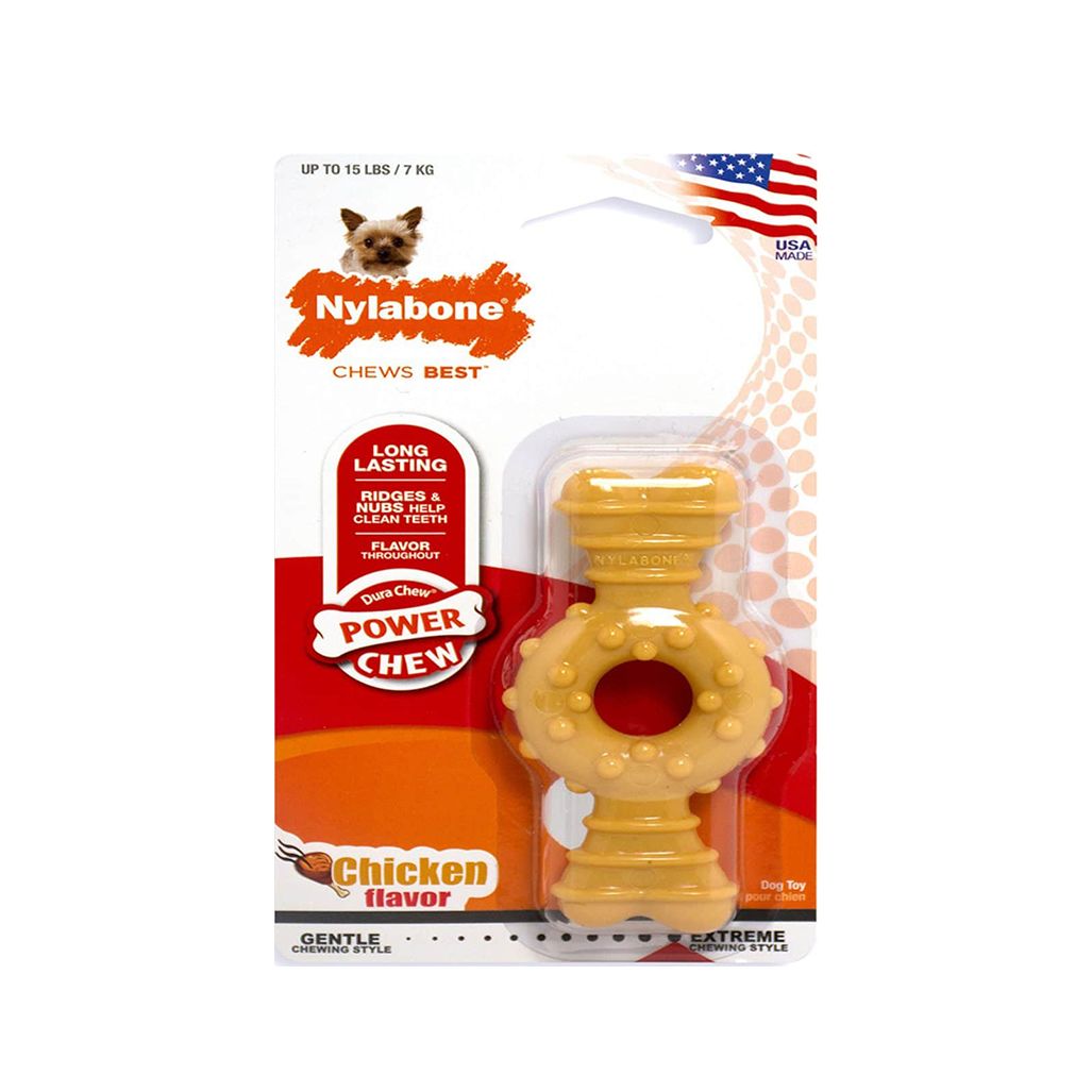 Nylabone Durachew Textured Ring Bone Chicken Petit Nylabone Durachew Textured Ring Bone Chicken Petit