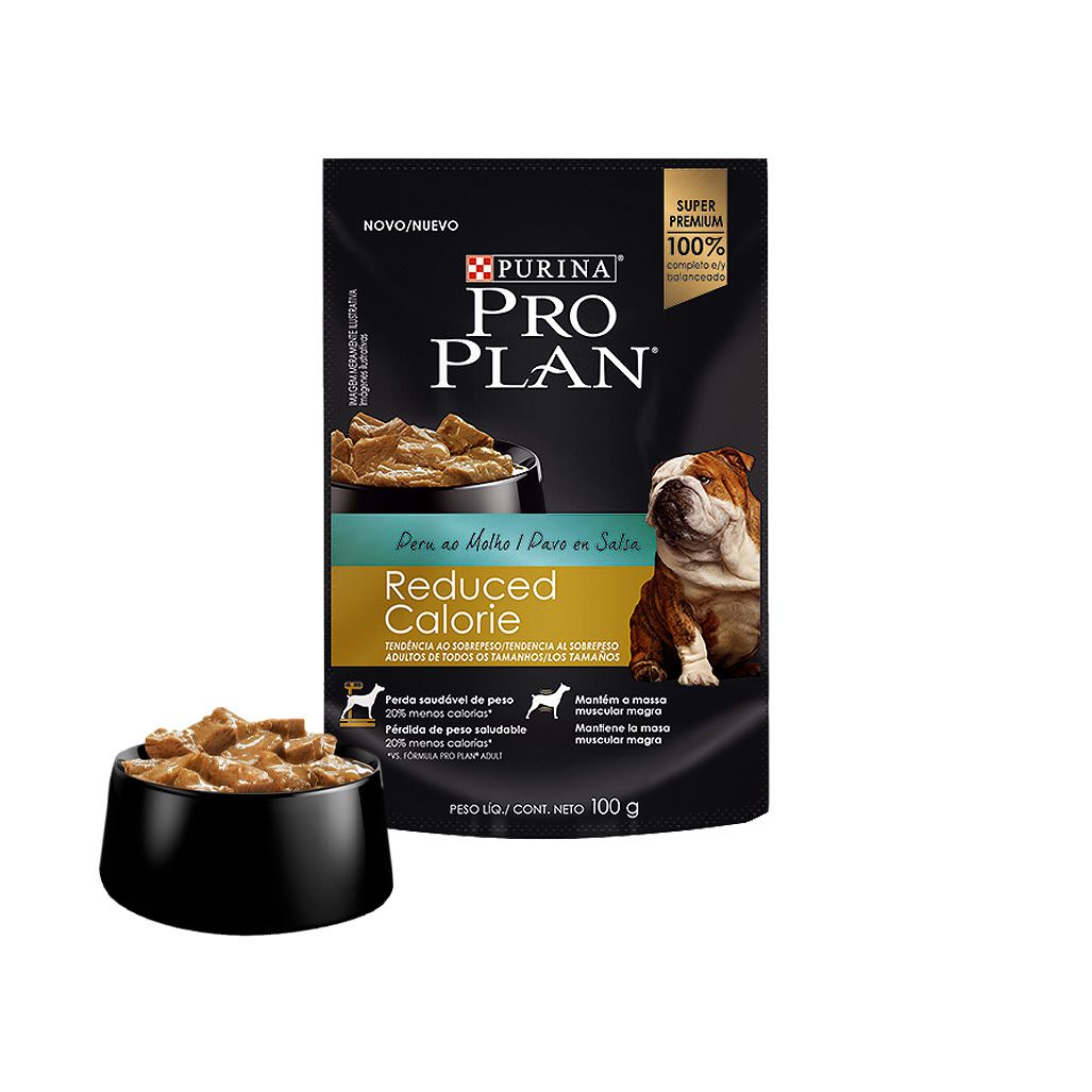Pro Plan Pouch Reduced Calories 100 Gr Pavo en Salsa Pro Plan Pouch Reduced Calories 100 Gr Pavo en Salsa