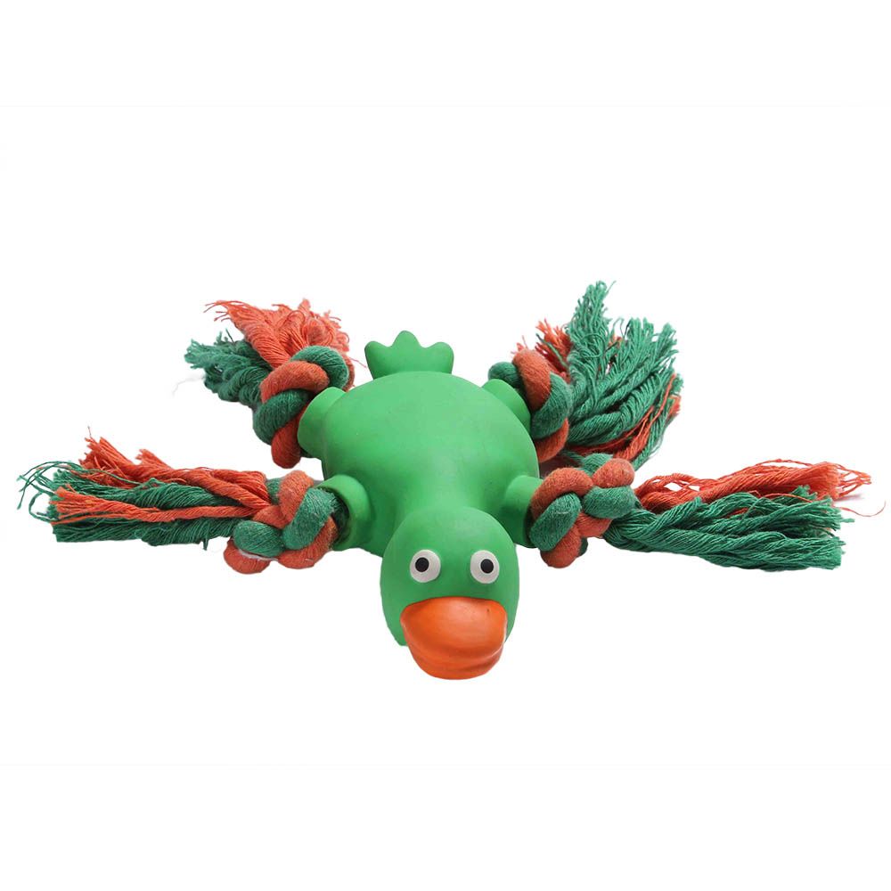 Mascan Animal Latex con Cuerda Pato Mascan Animal Latex con Cuerda Pato