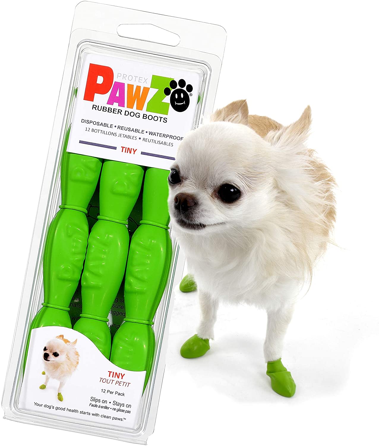 PawZ Botas Verde Manzana Tiny PawZ Botas Verde Manzana Tiny