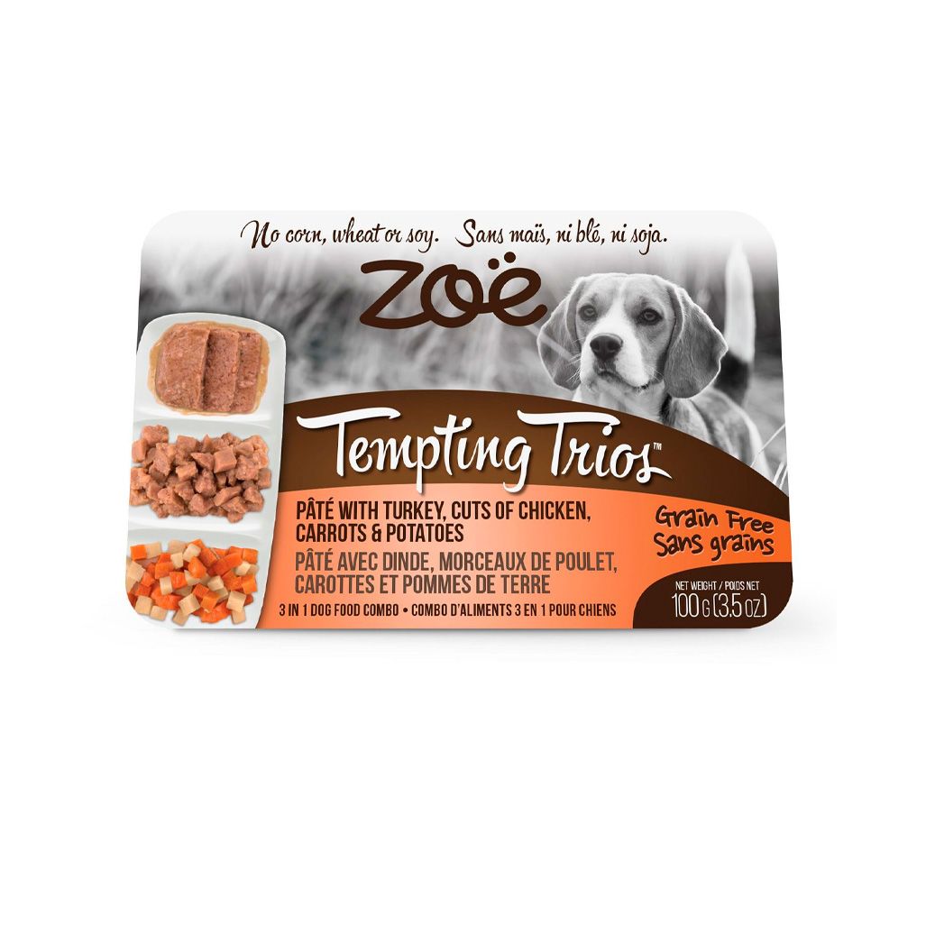 Zoe Trios Pavo. Pollo & Verduras Grain Free 100 Gr Zoe Trios Pavo. Pollo & Verduras Grain Free 100 Gr