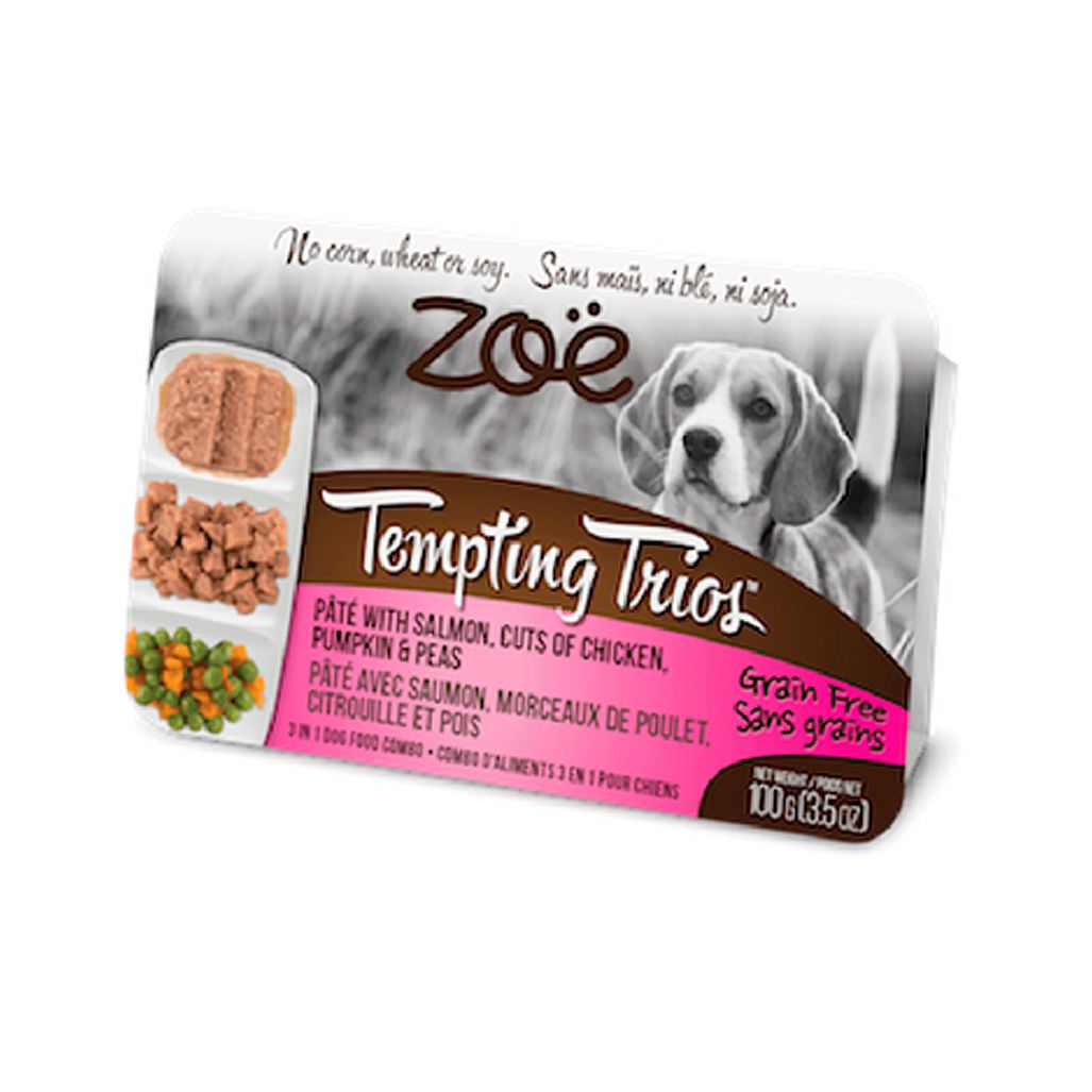 Zoe Trios Salmon. Pollo & Verduras Grain Free 100 Gr Zoe Trios Salmon. Pollo & Verduras Grain Free 100 Gr