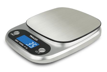 BALANZA DIGITAL DE COCINA PHILCO 1G. A 10K. MOD.KS-491