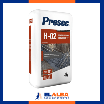 Hormigon Preparado H20 (H-02) Saco 25Kg Presec1