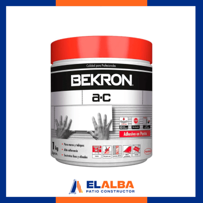 Adhesivo Cerámico Pasta Tarro 1Kg Bekron1