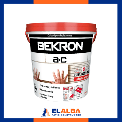 Adhesivo Cerámico Pasta Tineta 25Kg Bekron1