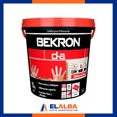 Adhesivo Porcelanato Doble Acción Pasta Tineta 25Kg Bekron1