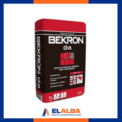 Adhesivo Doble Accion Saco 25Kg Bekron1
