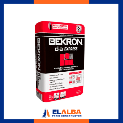 Adhesivo Express Doble Accion Saco 25Kg Bekron1