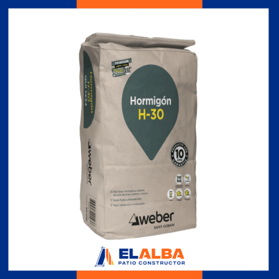 Hormigon Preparado H30 25Kg Weber (QUI1434)1