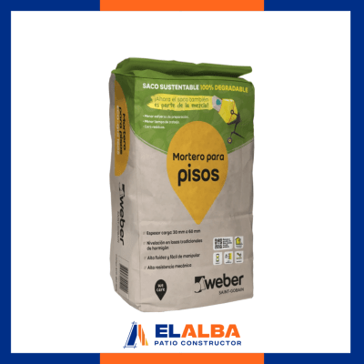 Mortero Piso 25 Kg Weber (QUI1605)1