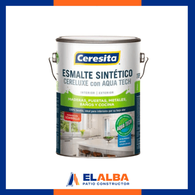 Esmalte Sintetico Cereluxe Aquatech Negro (1 GL)1