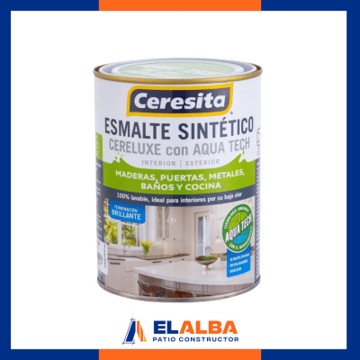 Esmalte Sintetico Cereluxe Aquatech Negro (1/4 GL)1