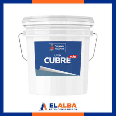 Latex Cubre Mas Blanco/Base Tineta (4 GL) SW1