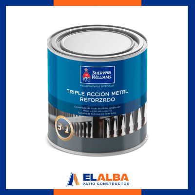 Pintura Triple Accion Metal Blanco Crudo  (1/4 GL) SW1
