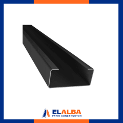 Perfil Costanera 80x40x15x2mmx6m