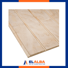 Tablero Terciado Ranurado Clasico 12mm (1.22 x 2.44 M)