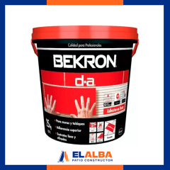 Adhesivo Porcelanato Doble Acción Pasta Tineta 25Kg Bekron