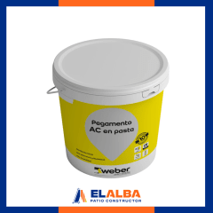 Adhesivo Cerámico Pasta Tineta 25 Kg Weber (QUI1315)