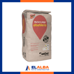 Mortero Pega Albañileria Saco 25 Kg Weber (QUI1386)