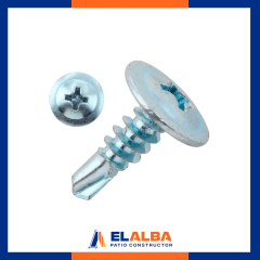 Tornillos Cabeza Lenteja Punta Broca 8 x 1