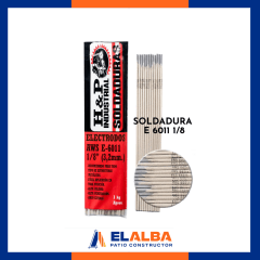 Soldadura Electrodo 6011 1/8