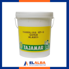Marmolina Super Ef-2 Blanco Tineta (25 Kg) Tajamar