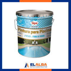 Pintura Piscina Gris Humo Tineta (4 GL) Sipa