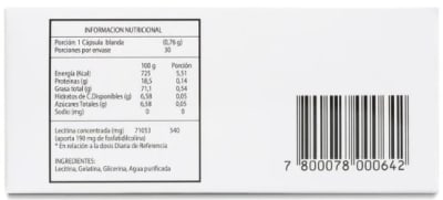 CERBROL FOSFATIDILCOLINA 190 mg | MEMORIA Y CONCENTRACION | 30 Cápsulas