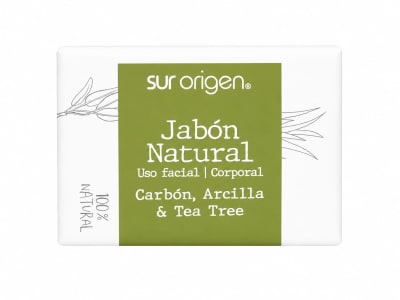JABON CARBON, ARCILLA & ARBOL DE TE
