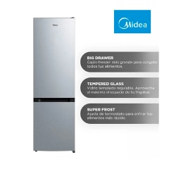 Refrigerador  Midea MDRB369FGE50 259L, caja dañada.