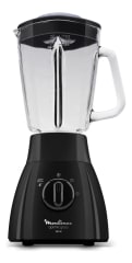 Licuadora optimix negra 2v 500w moulinex, caja dañada.