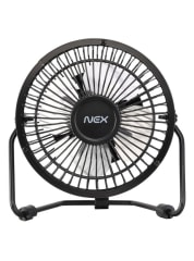 Ventilador Nex de Sobremesa Conexión USB Negro 0
