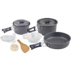 Set de Cocina y Utensilios Klimber  para Camping 4 Personas Metal 11 Pieza(s) 1