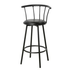Silla bar Bar Negro Just Home Collection 99.5x55x51.5
