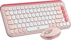Teclado y Mouse inalámbrico Logitech POP Icon Color Rosa 0