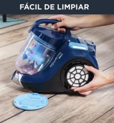 Aspiradora rowenta swift power home care azul, caja dañada