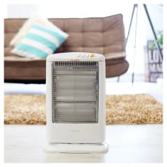 Estufa eléctrica Recco Blanco 1200 W Radiación NSB-99Y Blanco 0