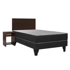 Cama Europea Cadiz 1 plaza X 190 + Set Cadiz 0