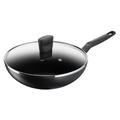 Super Cook Tefal  Wokpan 28 con tapa, caja con desgastes.